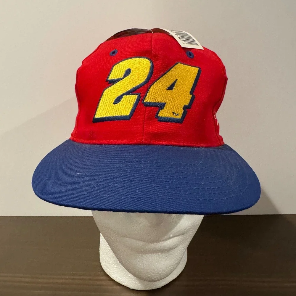 Vintage‎ Deadstock Cap NASCAR Jeff Gordon 24 Race Day Headwear Hat Snapback OSFM